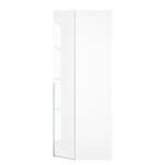 Armoire d'angle Brooklyn VI Blanc polaire / Laqué blanc - 216 cm