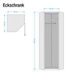 Hoekbank Brooklyn II Hoogte: 216 cm