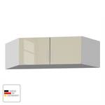 Complément pour armoire d'angle Celle Blanc alpin / Gris sable brillant