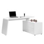 Scrivania ad angolo CSL 465E Bianco - Bianco