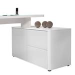 Scrivania ad angolo CSL 465E Bianco - Bianco