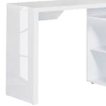 Bureau d'angle CU-Libre 130 Blanc brillant