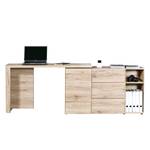 Bureau d'angle CU-Libre Function Imitation chêne de Sanremo