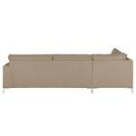 Ecksofa Amarante Webstoff Webstoff - Cappuccino - Longchair davorstehend links