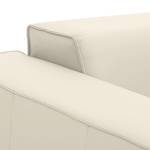 Ecksofa Atlanta Echtleder Echtleder Gad: Creme - Longchair davorstehend rechts