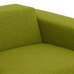 Ecksofa Atlanta Webstoff Stoff Ramira: Limette - Longchair davorstehend rechts