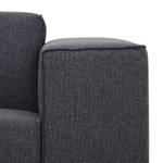 Ecksofa Atlanta Webstoff Webstoff Milan: Anthrazit - Longchair davorstehend links