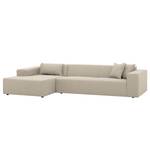 Ecksofa Atlanta Webstoff Stoff Selva: Beige - Longchair davorstehend links