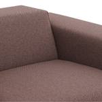 Ecksofa Atlanta Webstoff Webstoff Milan: Grau-Braun - Longchair davorstehend links