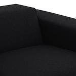 Ecksofa Atlanta Webstoff Stoff Selva: Anthrazit - Longchair davorstehend rechts