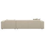 Ecksofa Atlanta Webstoff Stoff Selva: Beige - Longchair davorstehend rechts