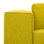 Ecksofa Atlanta Webstoff Webstoff Milan: Gelb - Longchair davorstehend rechts