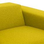 Ecksofa Atlanta Webstoff Webstoff Milan: Gelb - Longchair davorstehend rechts