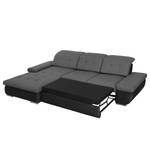 Ecksofa Auletta (mit Schlaffunktion) Microfaser / Webstoff