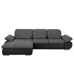 Ecksofa Auletta (mit Schlaffunktion) Microfaser / Webstoff