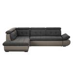 Ecksofa Moco II (mit Schlaffunktion) Braun - Textil - 296 x 95 x 228 cm