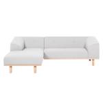 Ecksofa Aya Webstoff Webstoff - Granit - Longchair davorstehend links