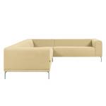 Ecksofa Banfora II Webstoff Beige - Ecke davorstehend rechts