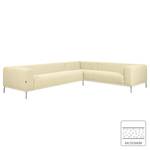 Ecksofa Banfora II Webstoff Sand - Ecke davorstehend rechts