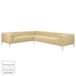 Ecksofa Banfora II Webstoff Beige - Ecke davorstehend links