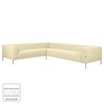 Ecksofa Banfora II Webstoff Sand - Ecke davorstehend links