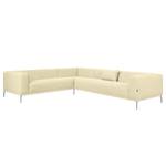 Ecksofa Banfora II Webstoff Sand - Ecke davorstehend links