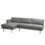 Ecksofa Bedale Webstoff Fango - Longchair davorstehend links