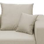 Ecksofa Bilbao Webstoff Stoff Selva: Beige - Longchair davorstehend links