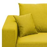 Ecksofa Bilbao Webstoff Webstoff Milan: Gelb - Longchair davorstehend rechts