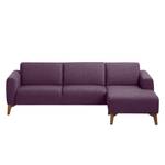 Ecksofa Bora II Webstoff Webstoff Anda II: Violett - Longchair davorstehend rechts