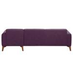 Ecksofa Bora II Webstoff Webstoff Anda II: Violett - Longchair davorstehend rechts