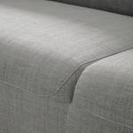 Ecksofa Bora II Webstoff Webstoff Anda II: Silber - Longchair davorstehend links