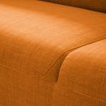 Ecksofa Bora II Webstoff Webstoff Milan: Rostbraun - Longchair davorstehend links