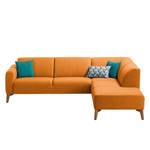 Ecksofa Bora II Webstoff Webstoff Milan: Rostbraun - Ottomane davorstehend rechts