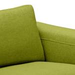 Ecksofa Bora Webstoff Webstoff Anda II: Grün - Longchair davorstehend links - Eiche