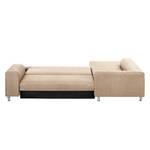 Ecksofa Botones (mit Schlaffunktion) Web Beige - Textil - 288 x 85 x 215 cm