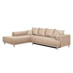 Ecksofa Botones (mit Schlaffunktion) Web Beige - Textil - 288 x 85 x 215 cm