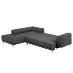 Ecksofa Botones (mit Schlaffunktion) Web Granit - Longchair davorstehend links