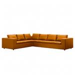 Ecksofa Brooklyn Echtleder Echtleder Neka: Cognac - Ecke davorstehend links