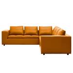 Ecksofa Brooklyn Echtleder Echtleder Neka: Cognac - Ecke davorstehend links