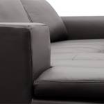 Ecksofa Brooklyn II Echtleder Echtleder Neka: Grau - Longchair davorstehend links