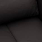 Ecksofa Brooklyn II Echtleder Echtleder Neka: Schwarz - Longchair davorstehend links