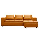 Ecksofa Brooklyn II Echtleder Echtleder Neka: Cognac - Longchair davorstehend rechts