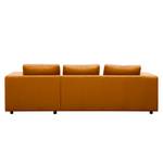 Ecksofa Brooklyn II Echtleder Echtleder Neka: Cognac - Longchair davorstehend rechts