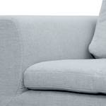 Ecksofa Brooklyn II Webstoff Webstoff Anda II: Silber - Longchair davorstehend links