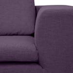 Ecksofa Brooklyn II Webstoff Webstoff Anda II: Violett - Longchair davorstehend links