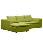 Ecksofa Brooklyn II Webstoff Webstoff Anda II: Grün - Longchair davorstehend links