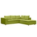 Ecksofa Brooklyn IV Webstoff Webstoff Anda II: Grün - Breite: 247 cm - Ottomane davorstehend rechts