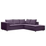 Ecksofa Brooklyn IV Webstoff Webstoff Anda II: Violett - Breite: 247 cm - Ottomane davorstehend rechts