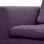 Ecksofa Brooklyn IV Webstoff Webstoff Anda II: Violett - Breite: 247 cm - Ottomane davorstehend rechts